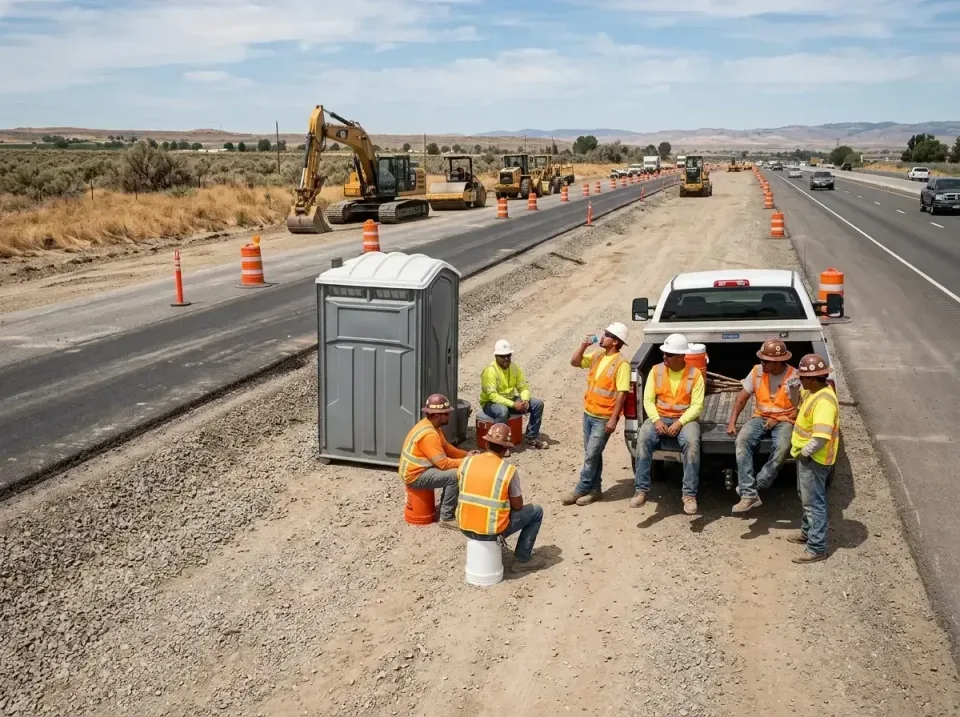 highway-road-construction-crew-007 — frequently asked questions, Porta Potty and Restroom Rentals in Woodbury, TN